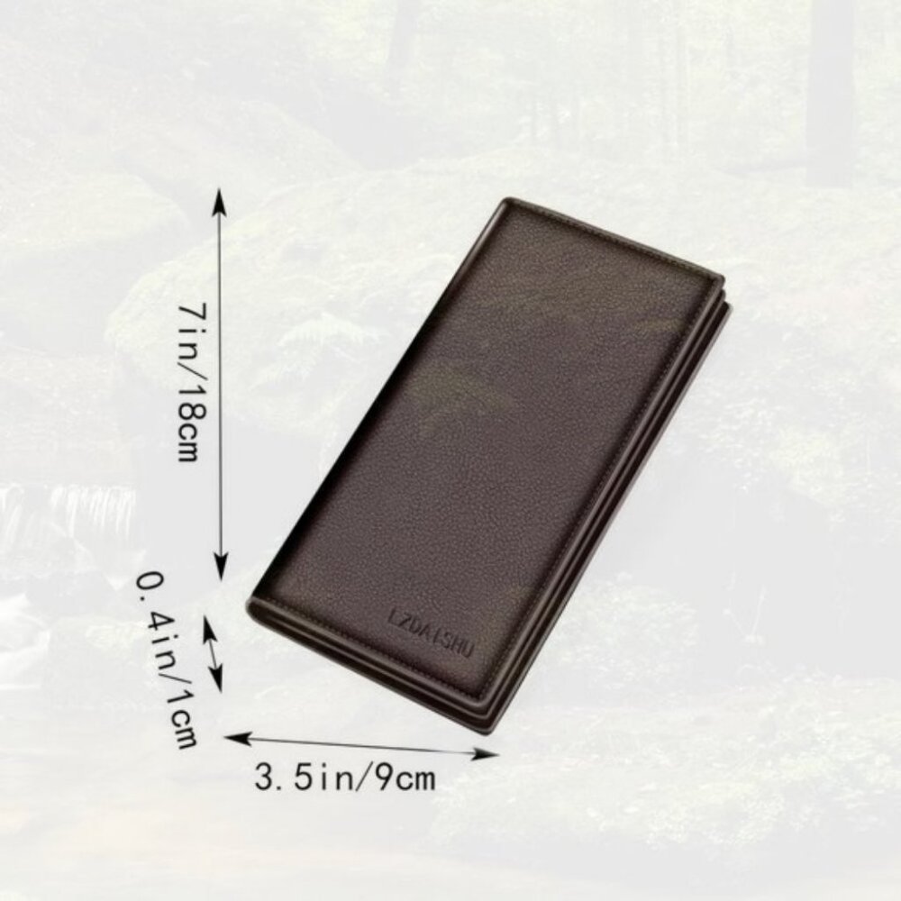New Letter Embossed Long Wallet